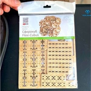 UGEARS Flexi-Cubus 3D puzzle Mechanical Model Construction Set Self Assembling